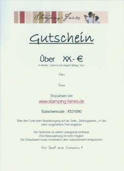 Gutschein �ber 50 Euro