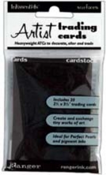 20 ATC`s Ranger -Black Cardstock