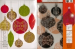 7 Clearstamps -Weihnachtskugeln klassisch