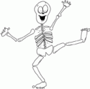 Mr. Bones the dancing skeleton