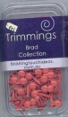 100 Minibrads "Cranberry"