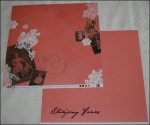 rot / Vintage Foto 12x12