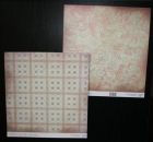 Doublesided Paper " Ivory Deco Twirls"