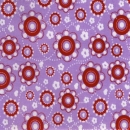 Tante Ema -Baumwollstoff- Blumen lila