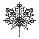 Inkadinkado Mini Clearstamp - Maple Leaf Mini