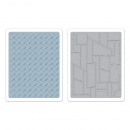 Tim Holtz Pr�gefolderset Diamond Plate & Riveted Metal