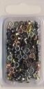 100 runde Eyelets 4mm "Metallic-Farben" 3/32