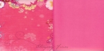 pink Bl�ten und Bl�tter/ schlicht rosa