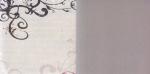 grau+rosa Bl�tter/ schlicht grau