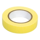 Rayher Washi Tape Karo, wei�/gelb