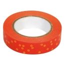 Rayher Washi Tape Bl�ten, orange/gelb