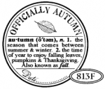 Officially Autumn seal