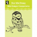 Inkadinkado Mini Clearstamp - Sleepy Owl