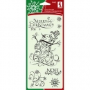 Inkadinkado 7 Clearstamps - Filigree Snowman