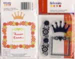 3 Clearstamps Miniset- Krone