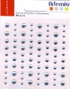 80 selbstklebende Rhinestones