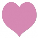 Cardstock Shape 12" x 12" Heart-Pink