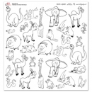 White Paintables " Friends for Kids "