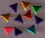 10 Stk. Brads "Triangle-Jewels"