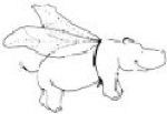 Flying hippo