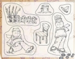 Ollyfant Clerstamps Thema :Eislaufen