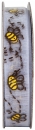 3,0 m Forever Friends Luxury Ribbon - Organza Bees -