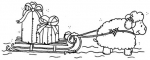Sch�fchen mit Schlitten