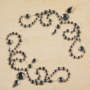 Say it in crystals E line rhinestones design 98