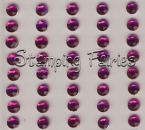 80 selbstklebende Strasssteine 5mm- fuchsia