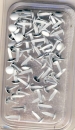 75 Minibrads 4mm - Wei�