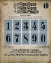 Tim Holtz Embossing Folders - Numbers Set<br>
