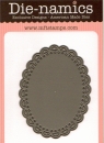 Die-namics / Oval Open Scallop Doily