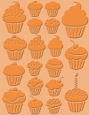 Embossingfolder- Cupcake
