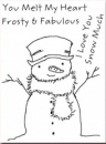 Pure Innocence - Frosty and Fabulous Snowman