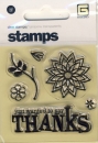 Basic Grey Clear Stamps - Thanks