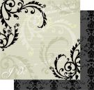 Ursus-Glitter Papier 12"x12" Hochzeit-Motiv 34