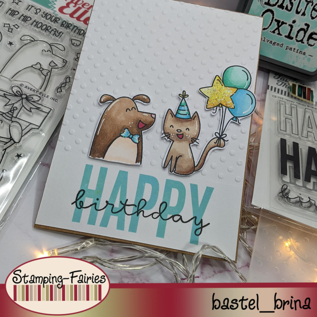 My Favorite Things Happy Happy Birthday Clear Stamps Cs703