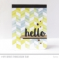 Preview: MFT - 6" x 6" Schablone - Stencil Chunky Herringbone