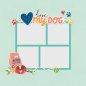 Preview: Simple Stories Page Pieces - Fur Baby - Dog