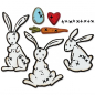 Preview: Sizzix Tim Holtz Thinlits - Bunny Stitch