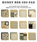 Preview: Carta Bella Paper Pack - Honeybee - 6" x 6"