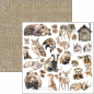 Preview: Ciao Bella - Patterns Pad - 12" x 12" - Forest Tales