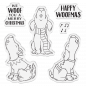 Preview: Crafter's Companion - Clearstamp Set - Happy Woofmas