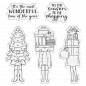 Preview: Crafter's Companion - Clearstamp Set - 'tis the season to be shopping