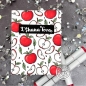 Preview: Hero Arts - 6" x 6" Cling Stamp - Apple Slices Bold Prints 