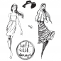 Preview: Jane Davenport Clear Stamps - Walk with Courage