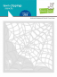 Preview: Lawn Fawn - 6" x 6" Schablone - Spiderweb Background Stencils