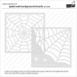 Preview: Lawn Fawn - 6" x 6" Schablone - Spiderweb Background Stencils