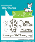 Preview: Lawn Fawn Clear Stamps - I Love You Mower