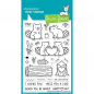 Preview: Lawn Fawn Clear Stamps - Wood you be mine?